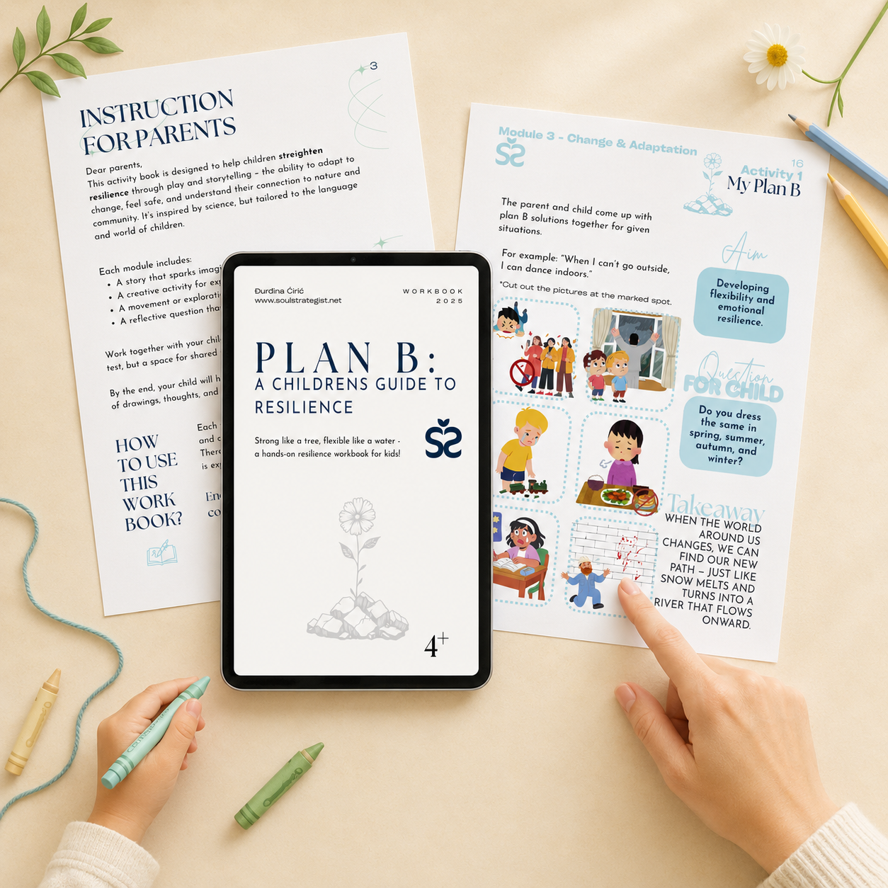 Plan B: A Children’s Guide to Resilience – Printable Workbook for Ages 4+