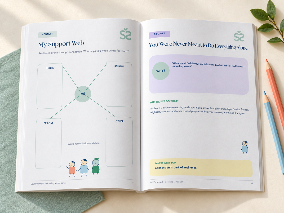 Feel. Think. Connect. – A Resilience Workbook for Young Minds Ages 7–10